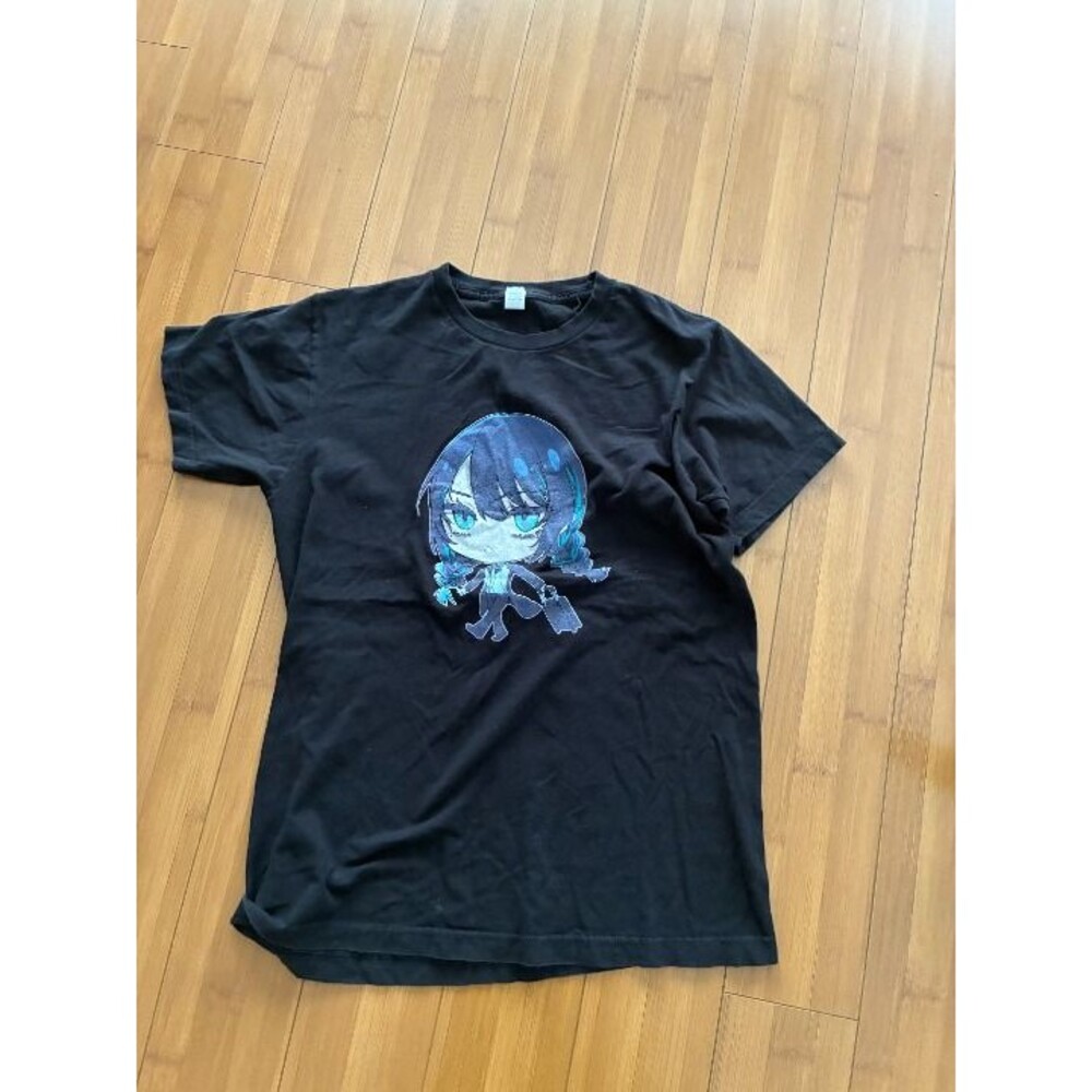 Ado The First World Tour 2024 "Wish" T-Shirt (BLACK CHIBI) MEDIUM